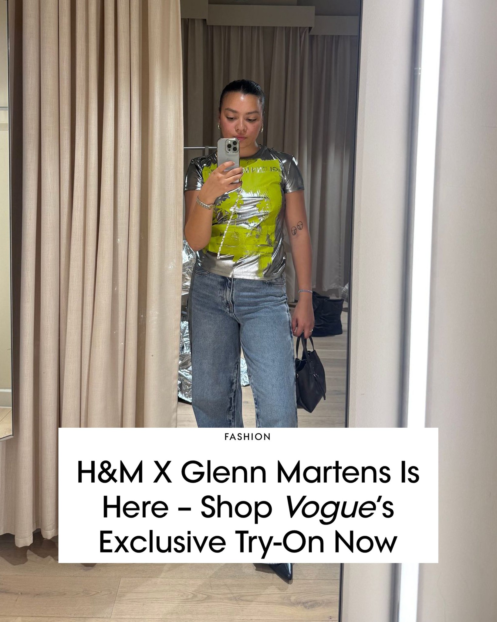 Shop the H&M x Glenn Martens collection now. ? - - > https 