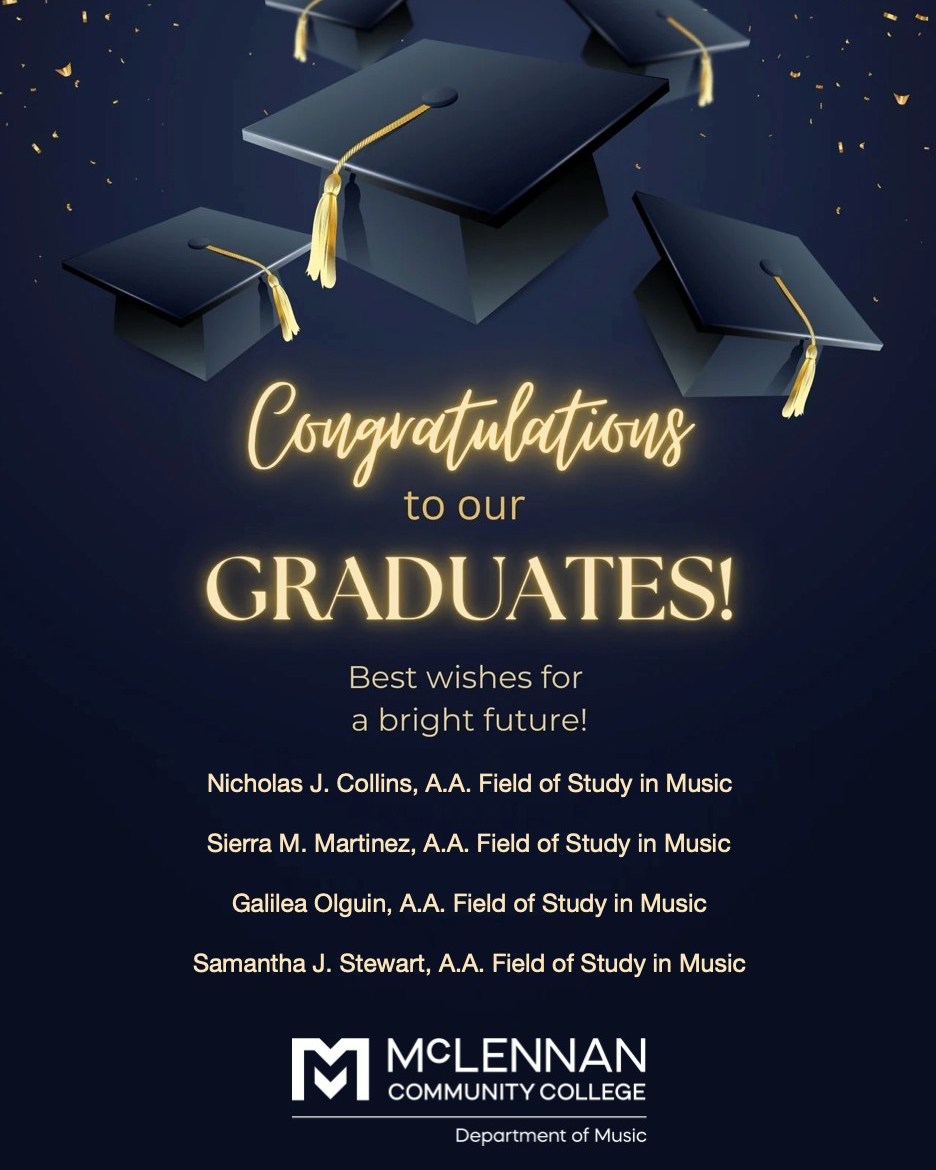 Congratulations to all of our... - McLennan Music Department | Facebook