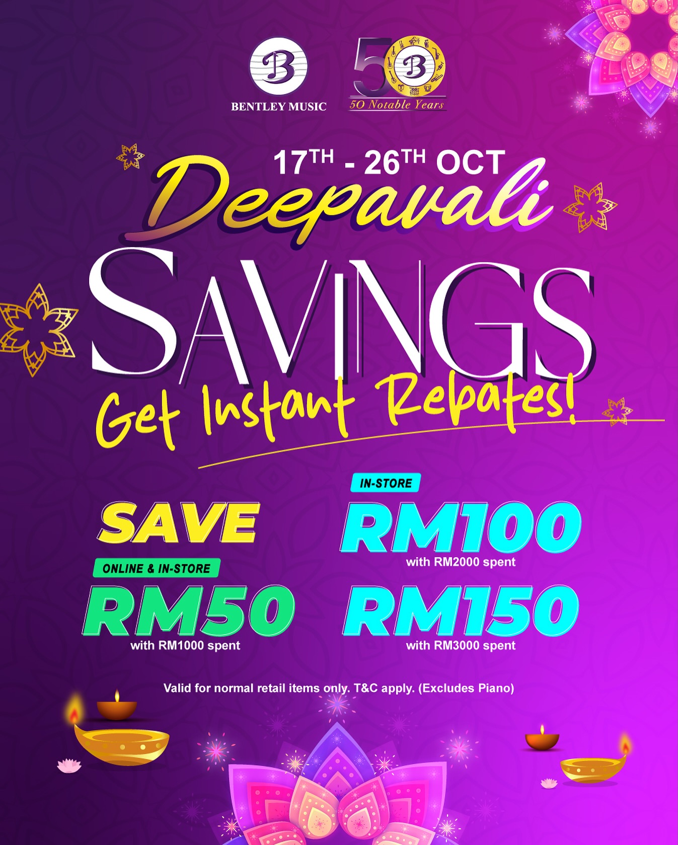 Bentley - Celebrate Deepavali with Instant Savings! From 17th – 26th ...
