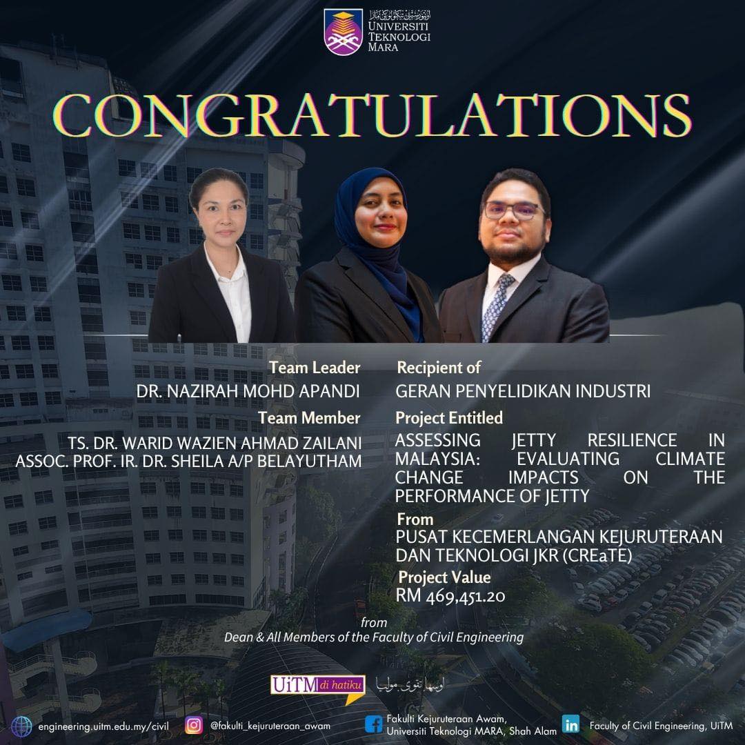 Fakulti - Congratulations to Dr. Nazirah Mohd Apandi and Team ...