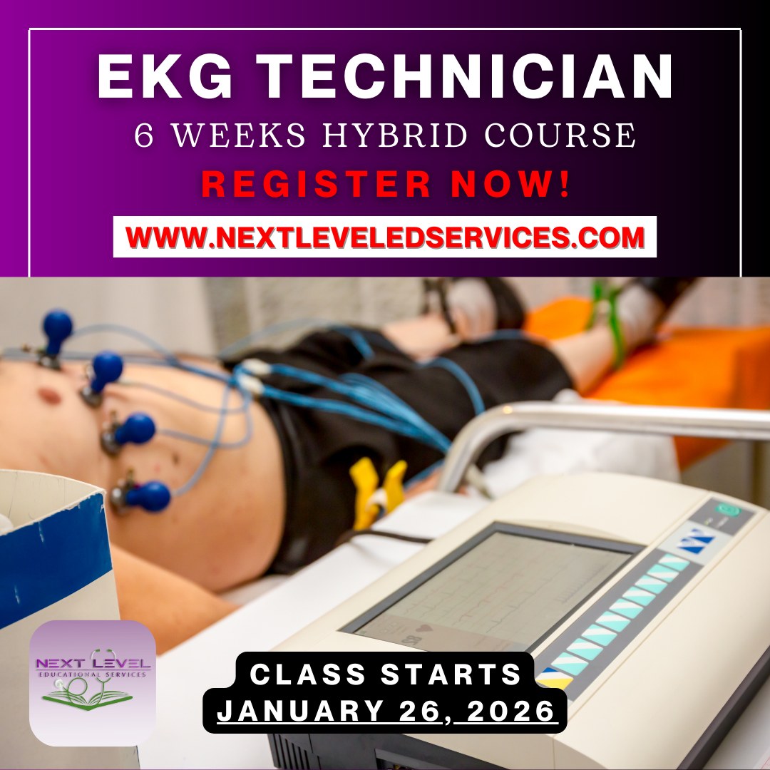Next - Start 2026 with purpose! Our EKG Technician Program starts ...