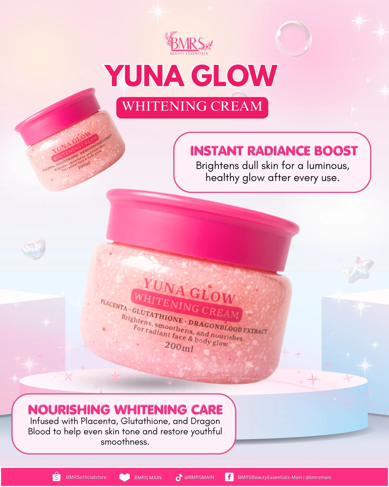 placenta glutathione cream Glow Up Alert!✨ Meet YUNA GLOW, the ultimate for that luminous skin you've always dreamed of! 🌟 Brighten up your day and restore youthful smoothness, grab yours now! 💖 🛒Add to Mind
