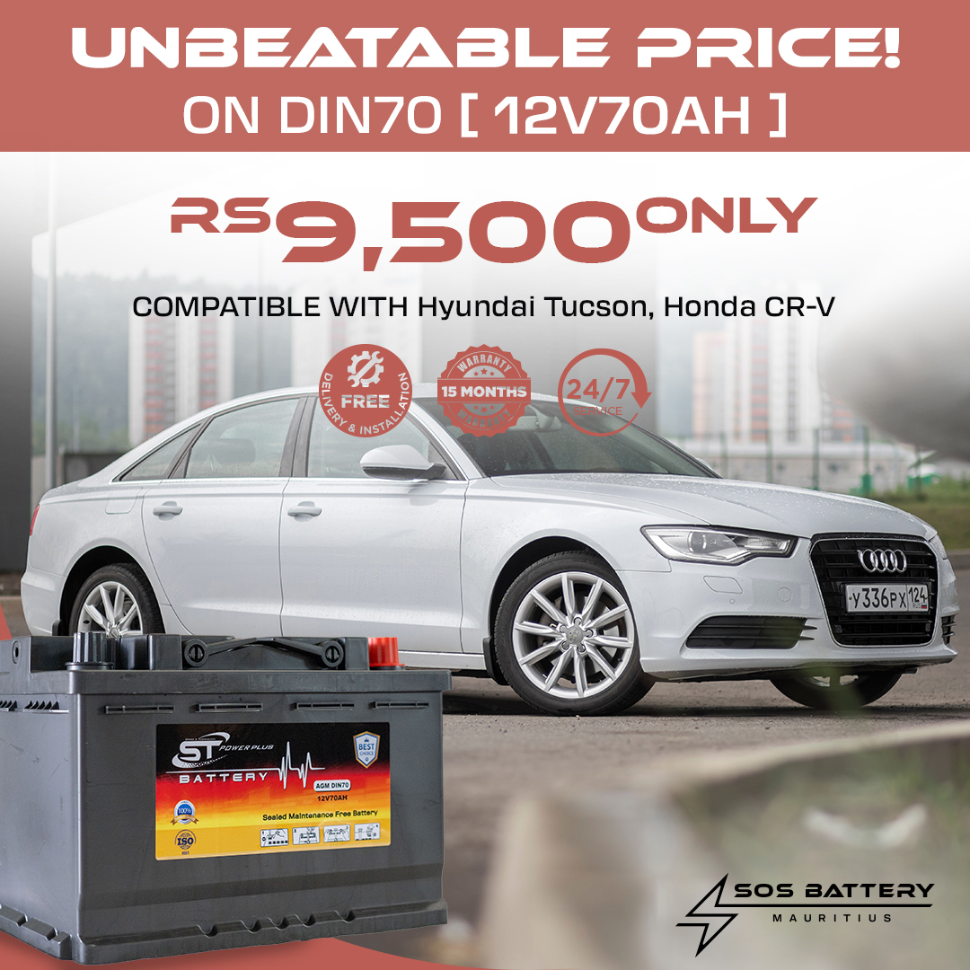 🚗🔋 Fresh Stock of Brand-New... - SOS Battery Mauritius | Facebook