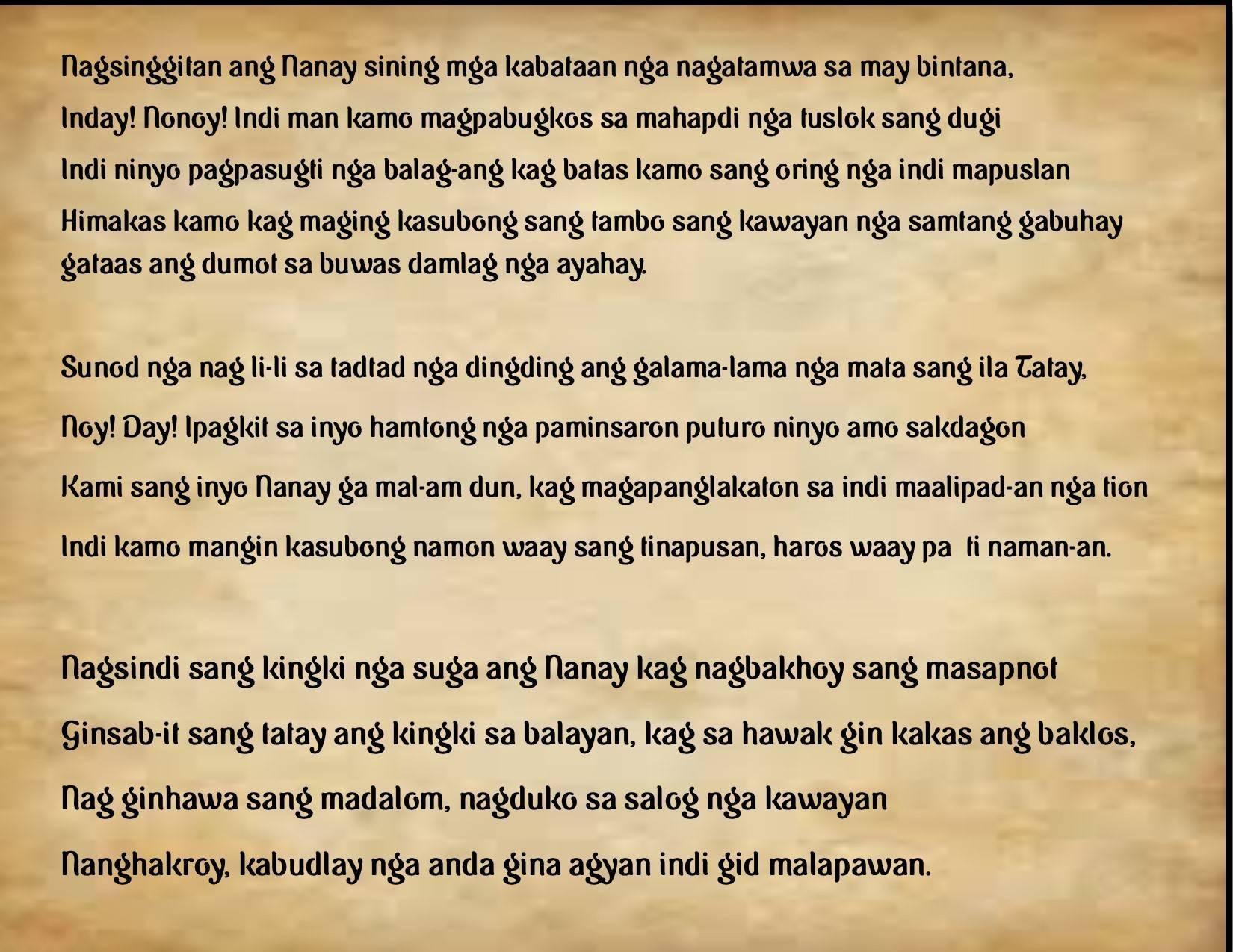 Binalaybay para sa adlaw sang mga... - SKC - LAYOG Chapter | Facebook