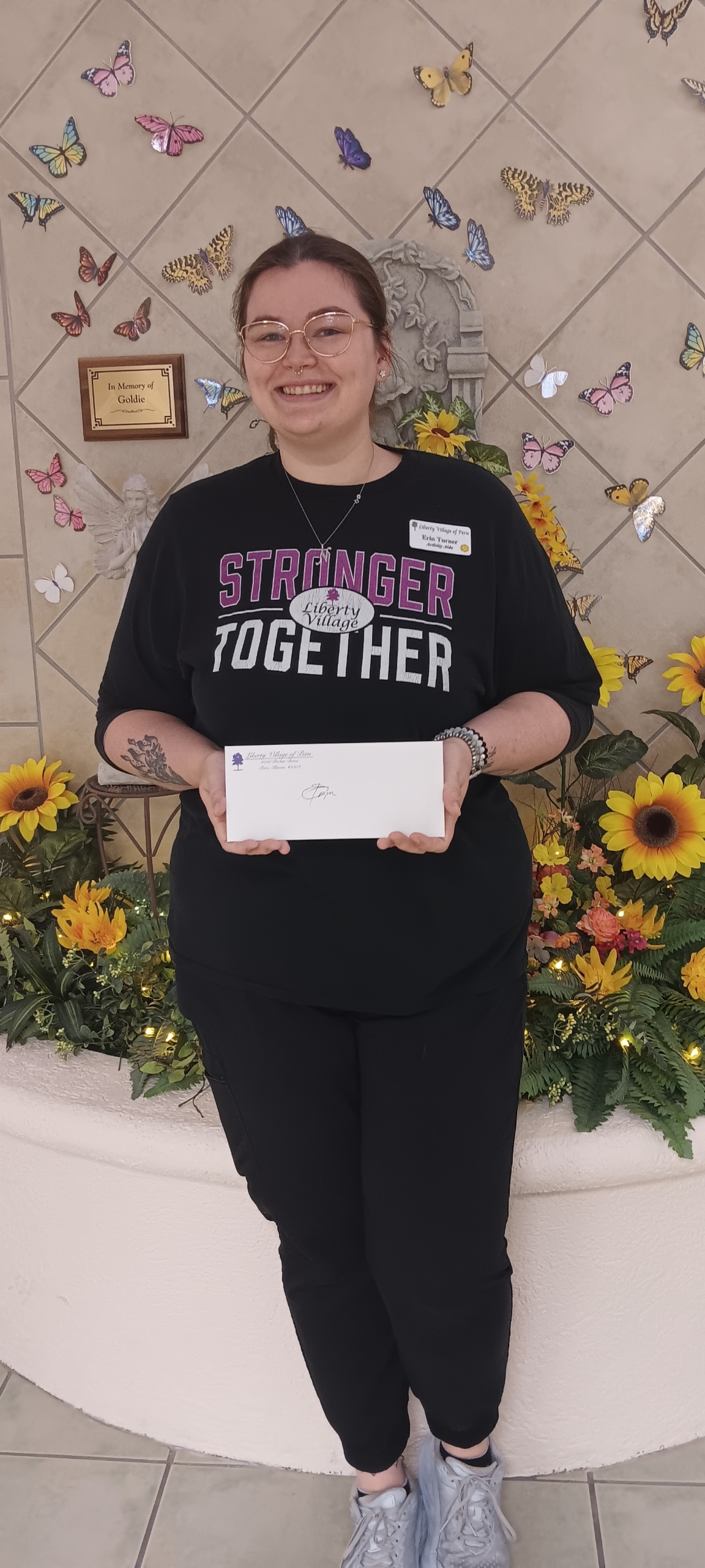 Liberty - Another referral incentive check today! Congratulations Erin ...