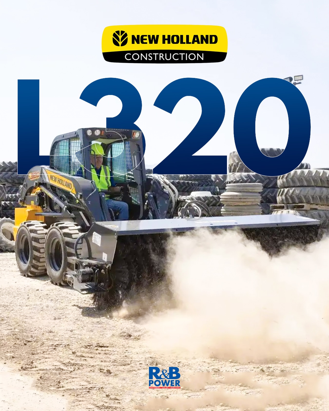 R&B - 🚧 Poder y precisión sobre ruedas 💪 El New Holland L320 está ...