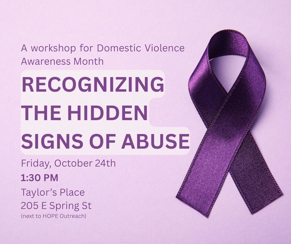 HOPE - 🟣 October is Domestic Violence Awareness Month 🟣 Join us for a ...