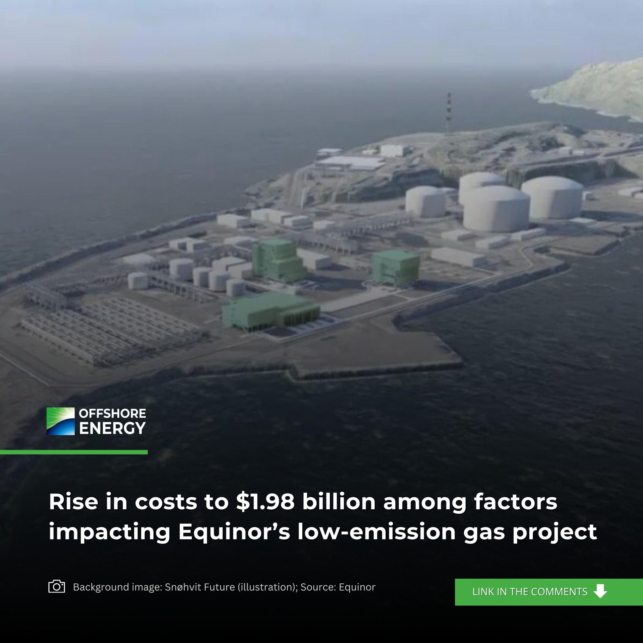 Offshore - Equinor has revealed an increase in costs for a project ...