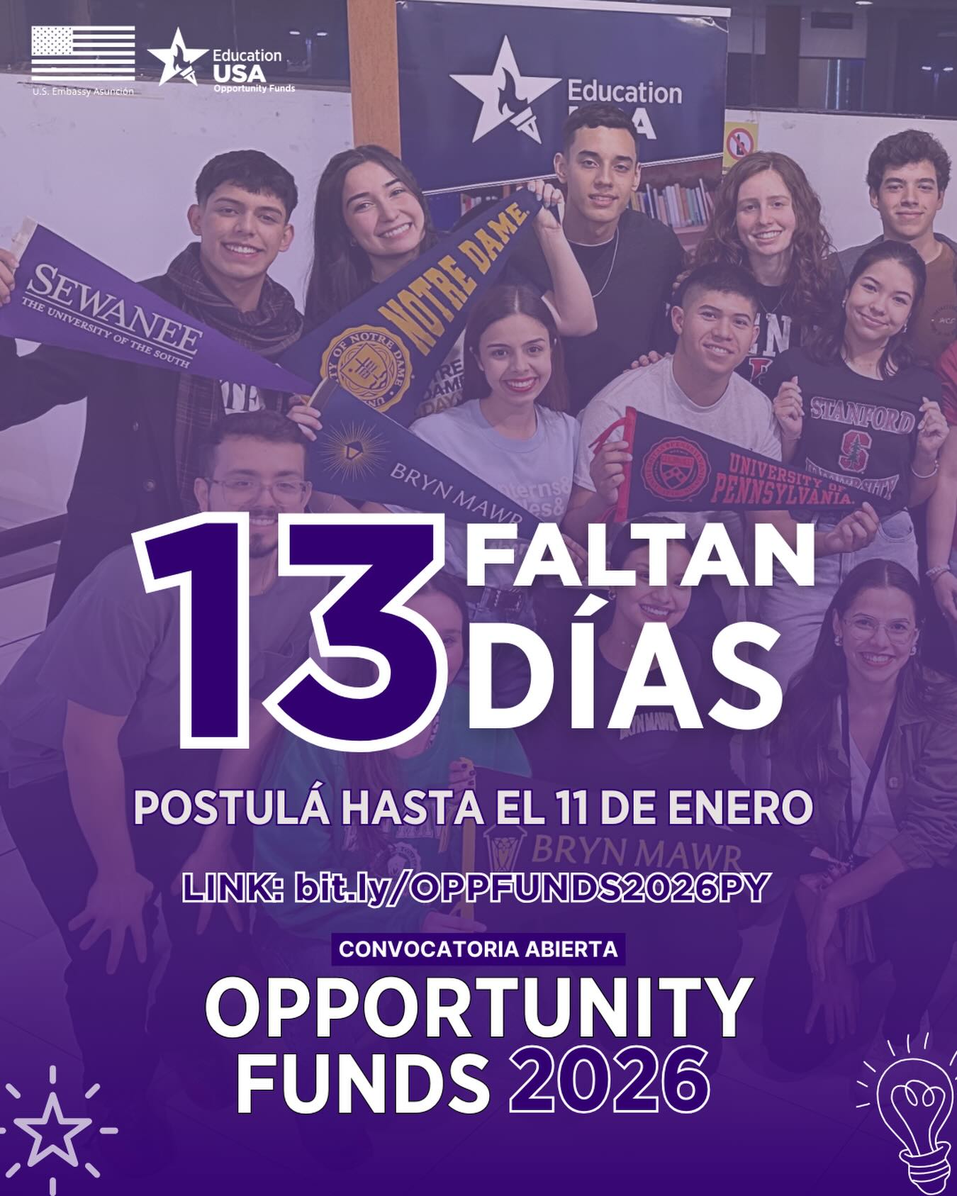 EducationUSA - ⏳ Faltan pocos días para cerrar la convocatoria ...