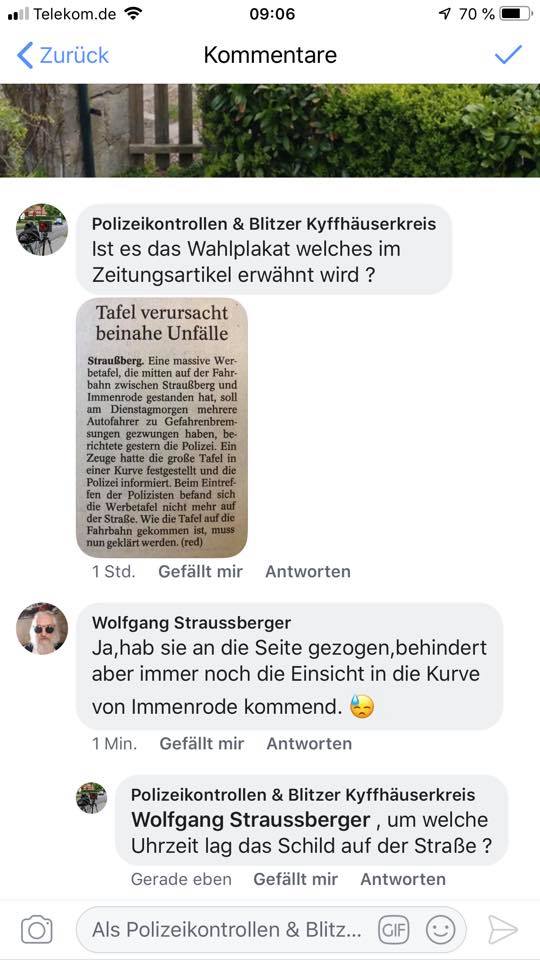 Polizeikontrollen Blitzer Kyffhauserkreis 帖子 Facebook