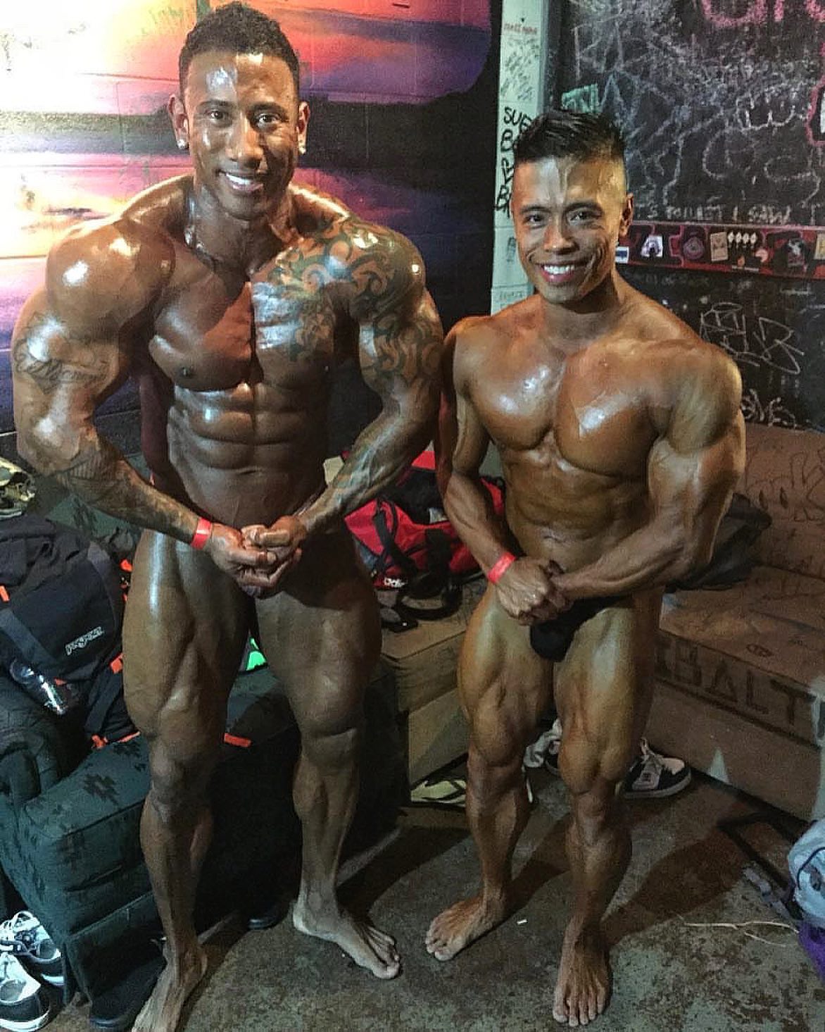 IFBB - • #TBT to 2015 when me and @filipinogiantkiller were about 4 ...