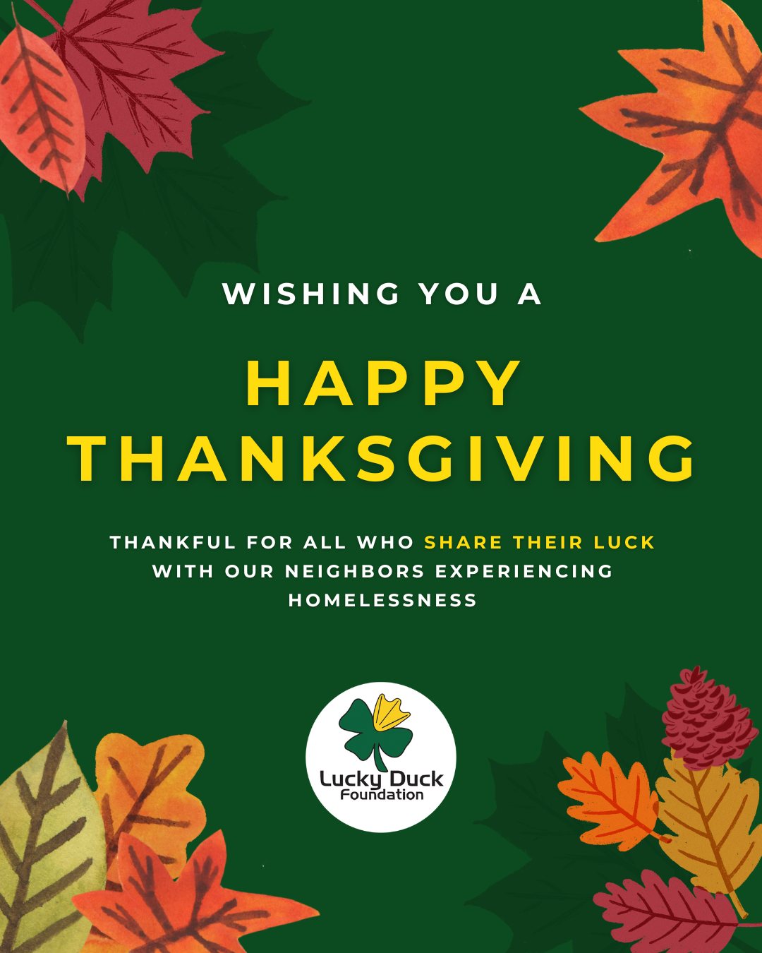 Today, we are especially thankful... - Lucky Duck Foundation | Facebook