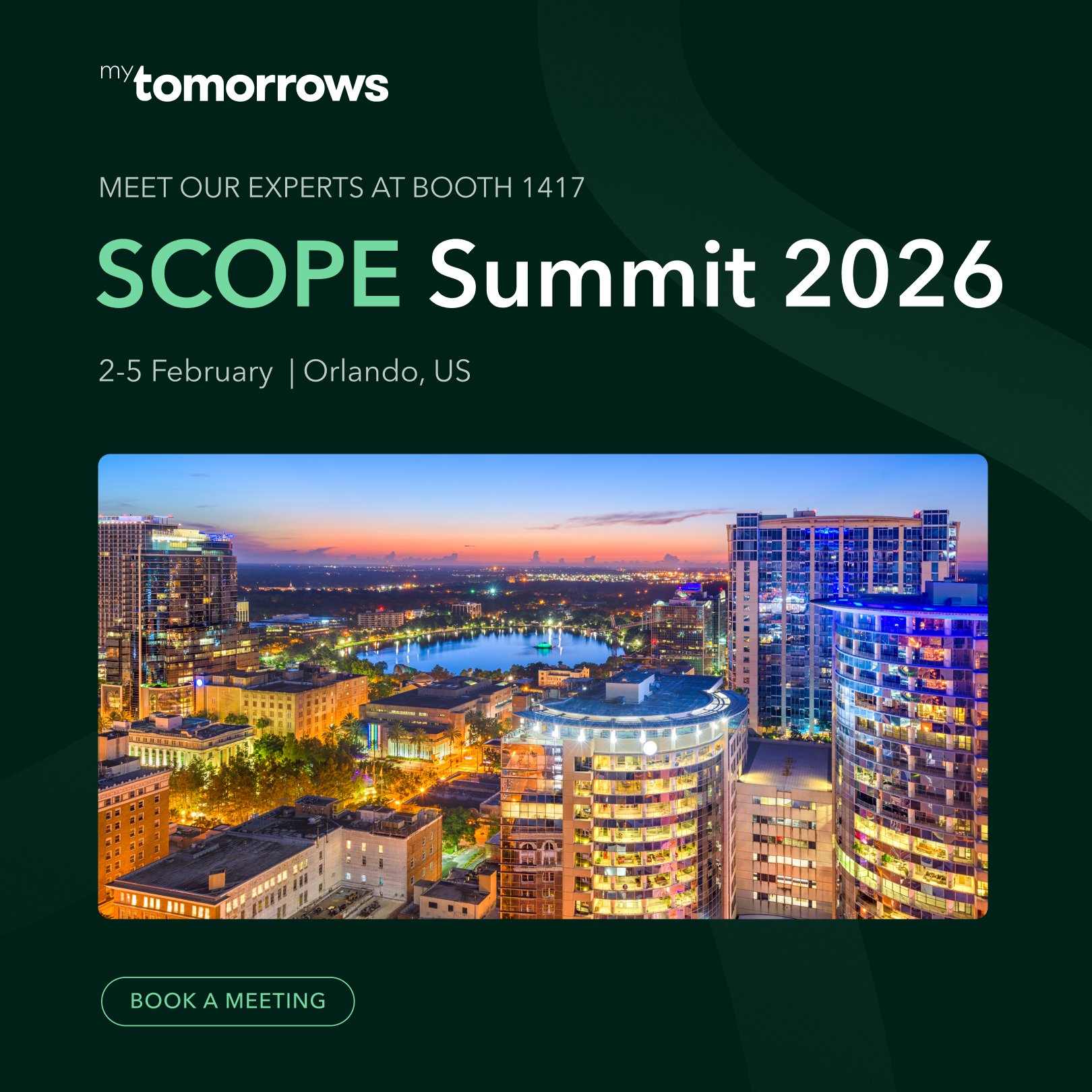 myTomorrows - The countdown to SCOPE US 2026 is officially on, and we ...