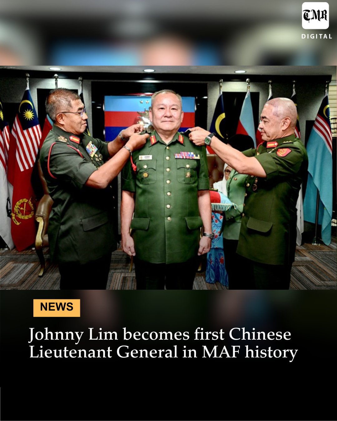 The Malaysian - Major General Datuk Johnny Lim Eng Seng made history in ...