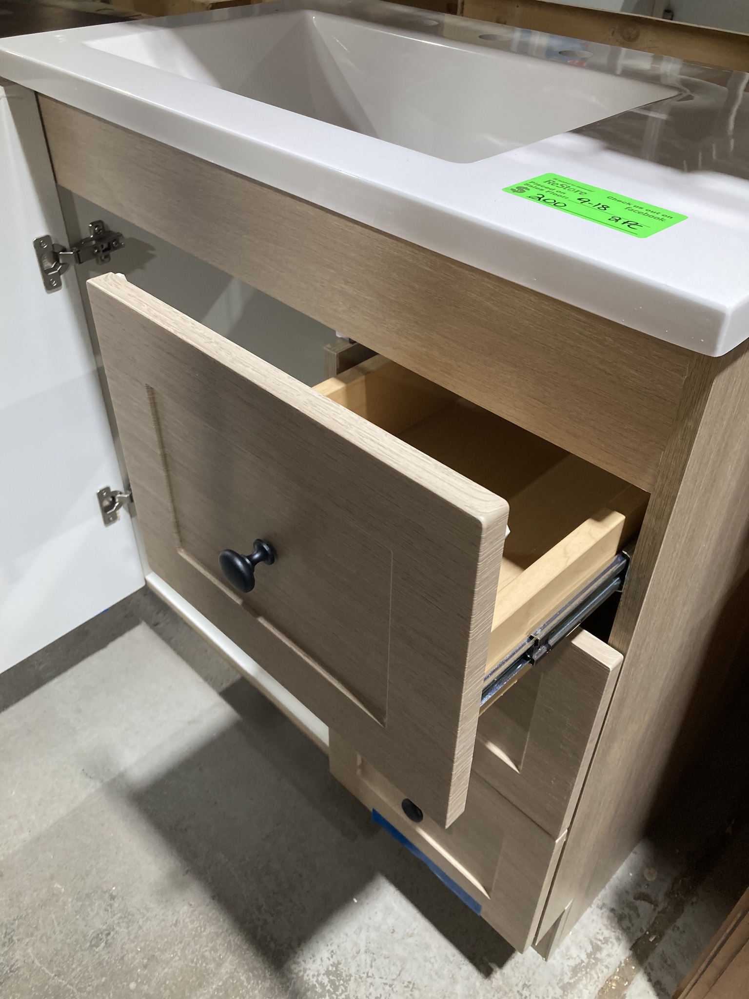 Ann - NEW! WoodCrafters Vanity with Countertop (photo 3 of 4) $200 You