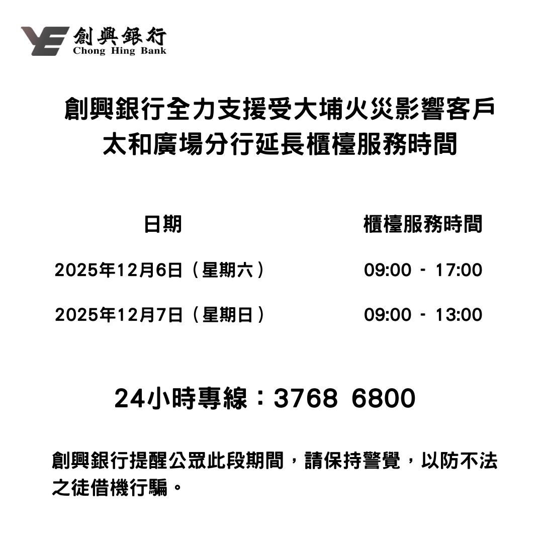 創興銀行 Chong Hing Bank | Hong Kong Hong Kong