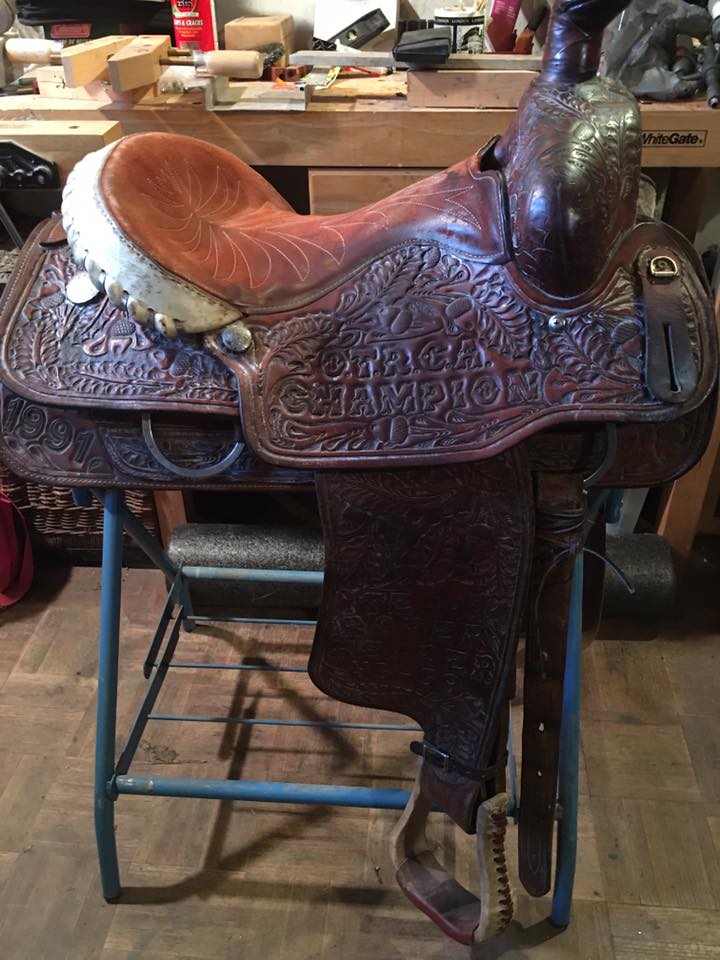 Courts Roping Saddle. Bullhide Tree, Full Quarter Horse Bars 15 1/2 ...