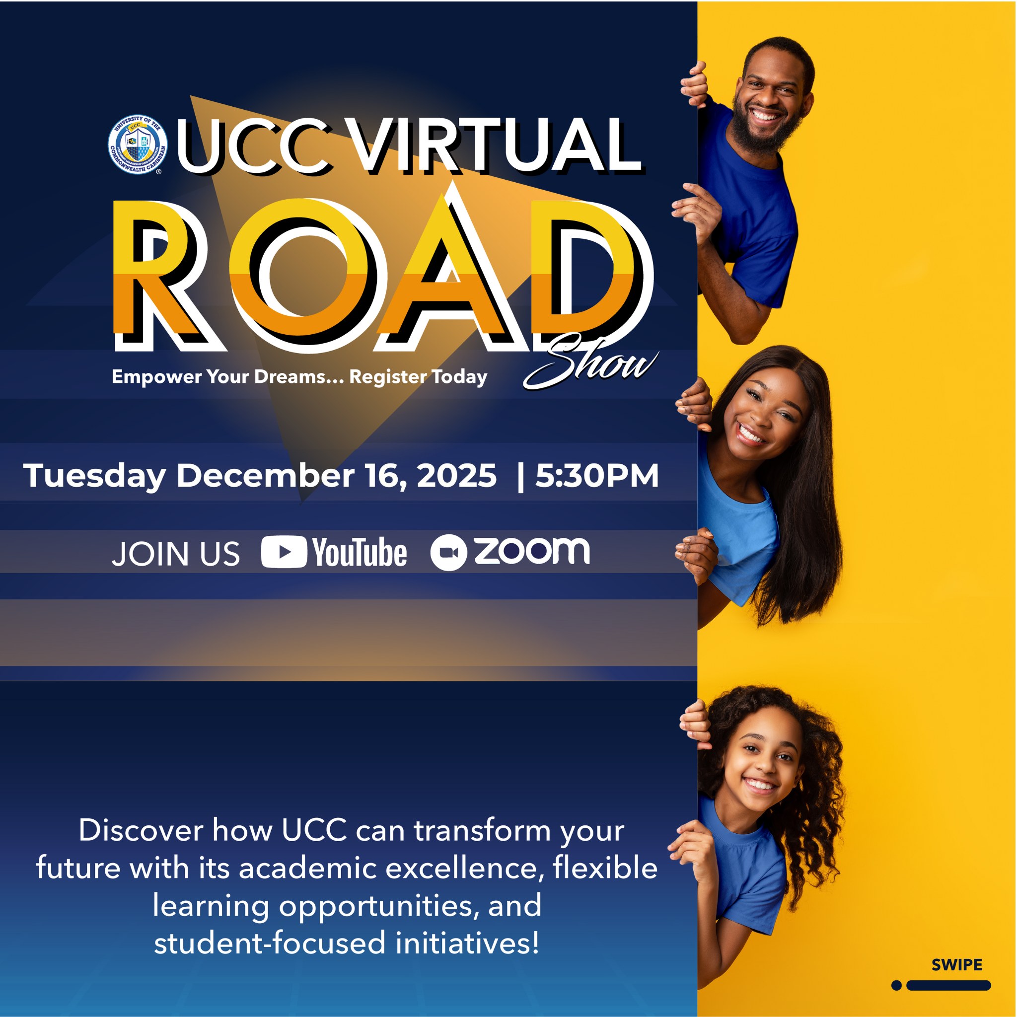 University of the Commonwealth Caribbean - UCC - IMPORTANT: Aeorion SMS ...