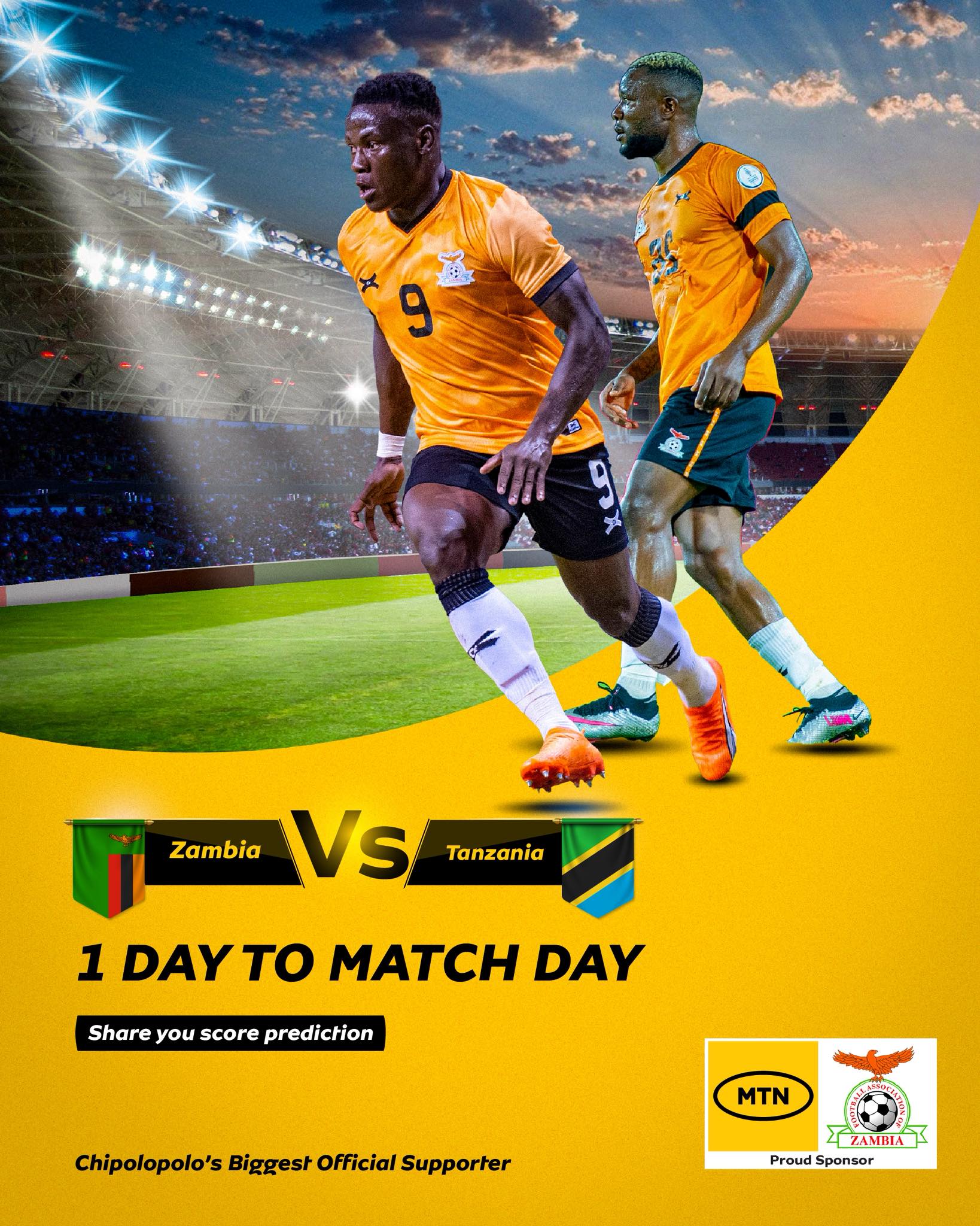 MTN Zambia - 🇿🇲 One day to go! The boys are fired up for... | Facebook