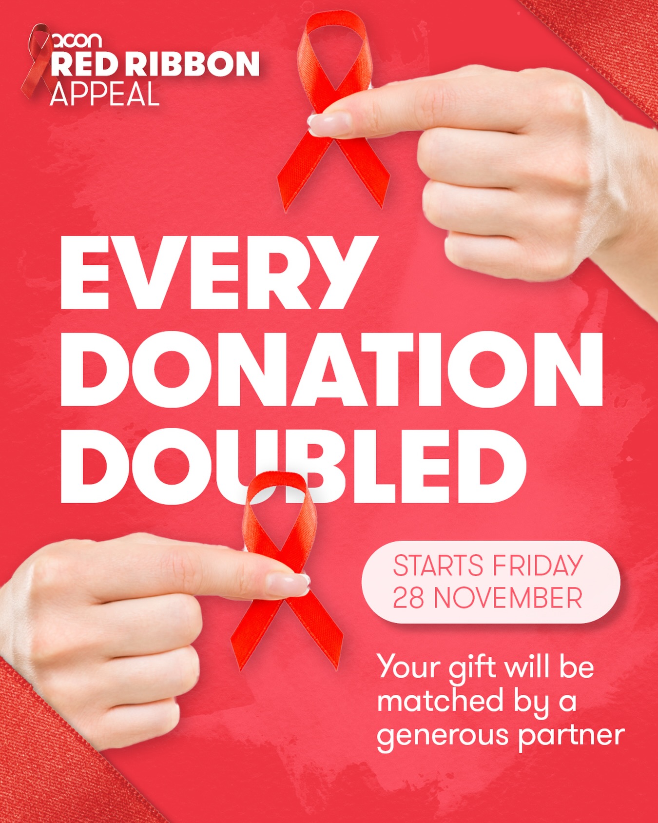 ACON - 📢 Your Donation Will Be Doubled This World AIDS Day We’re ...