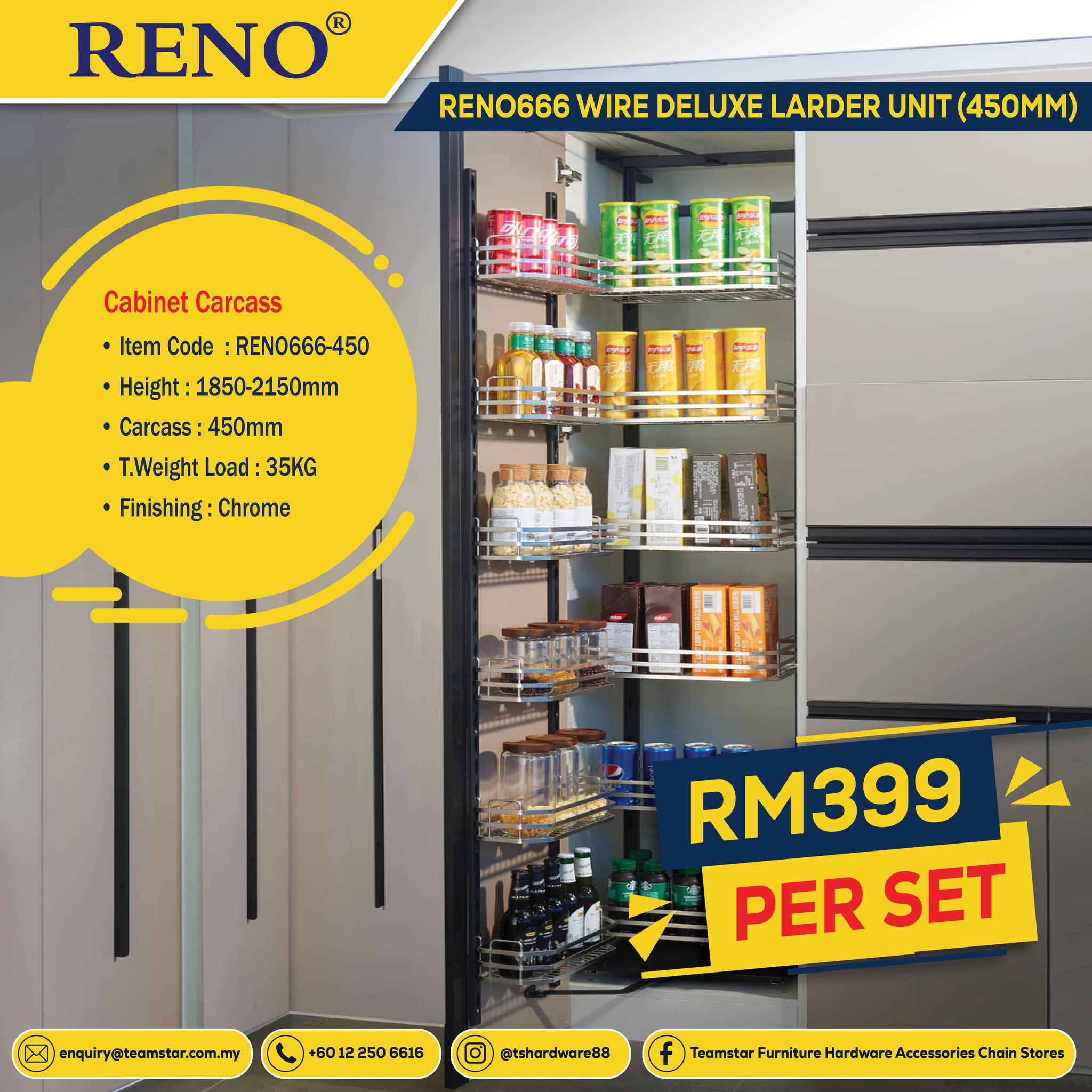 Teamstar - 🛠 Upgrade Your Kitchen Storage with the RENO666 WIRE DELUXE ...