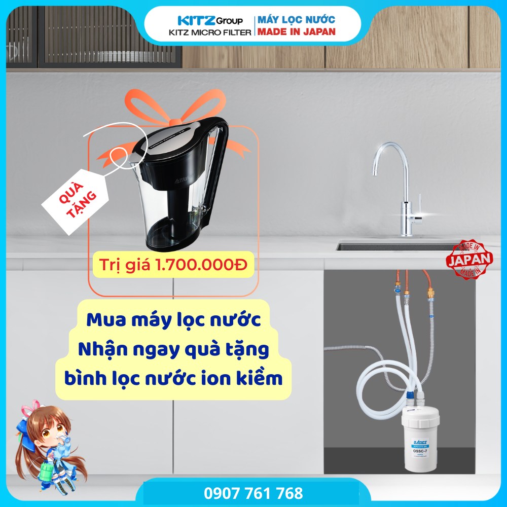 Thiết bị lọc nước Nhật Bản - Kitz Micro Filter | Ho Chi Minh City