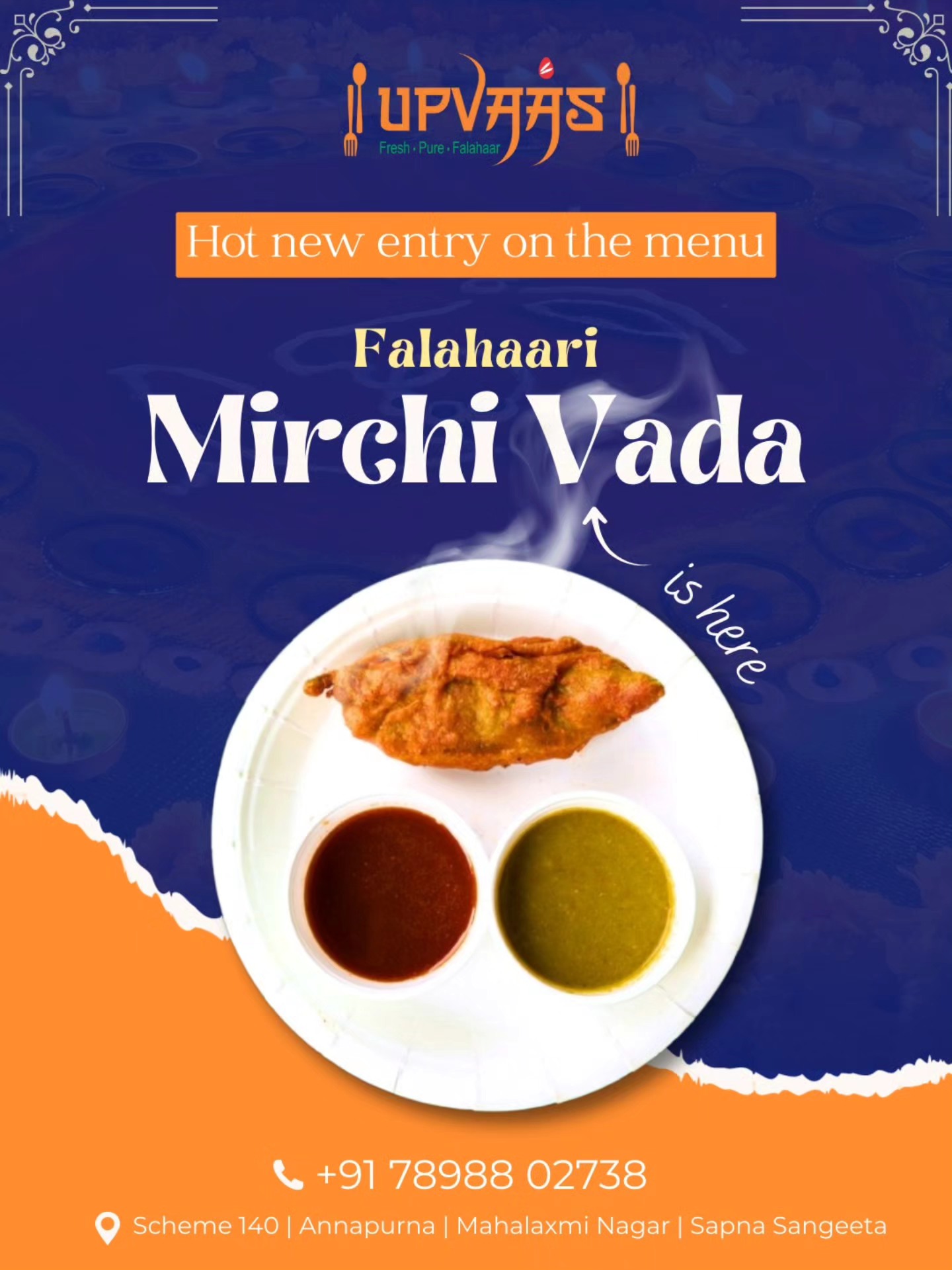 Upvaas - Introducing a fiery twist to your vrat menu! 🌶️ Our Falahaari ...