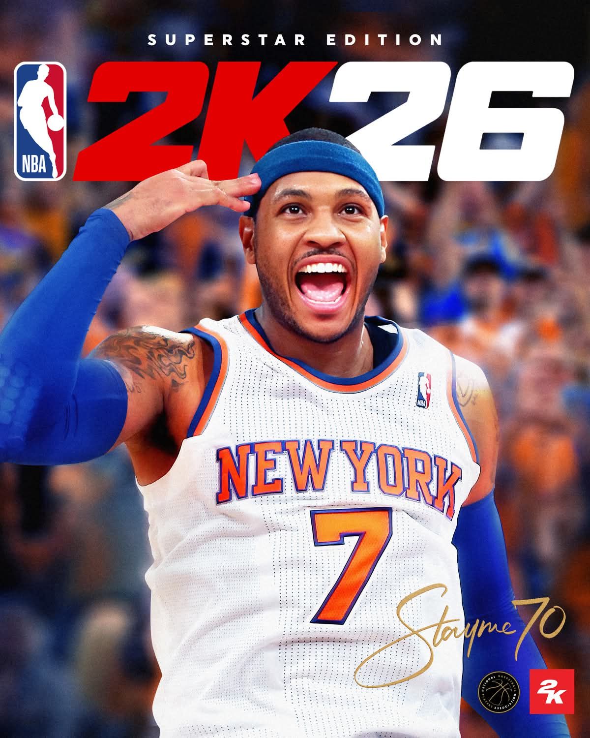 Carmelo Anthony x Tyson Beck - Official Trading Cards and On Card 