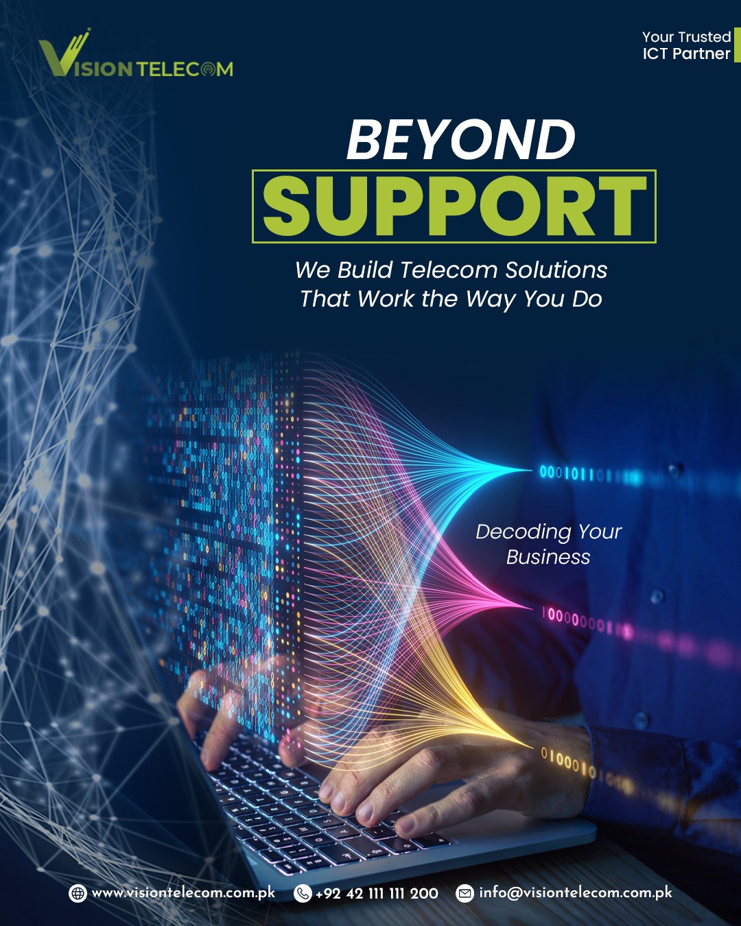 At Vision Telecom, support goes... - Vision Telecom (Pvt) Ltd | Facebook