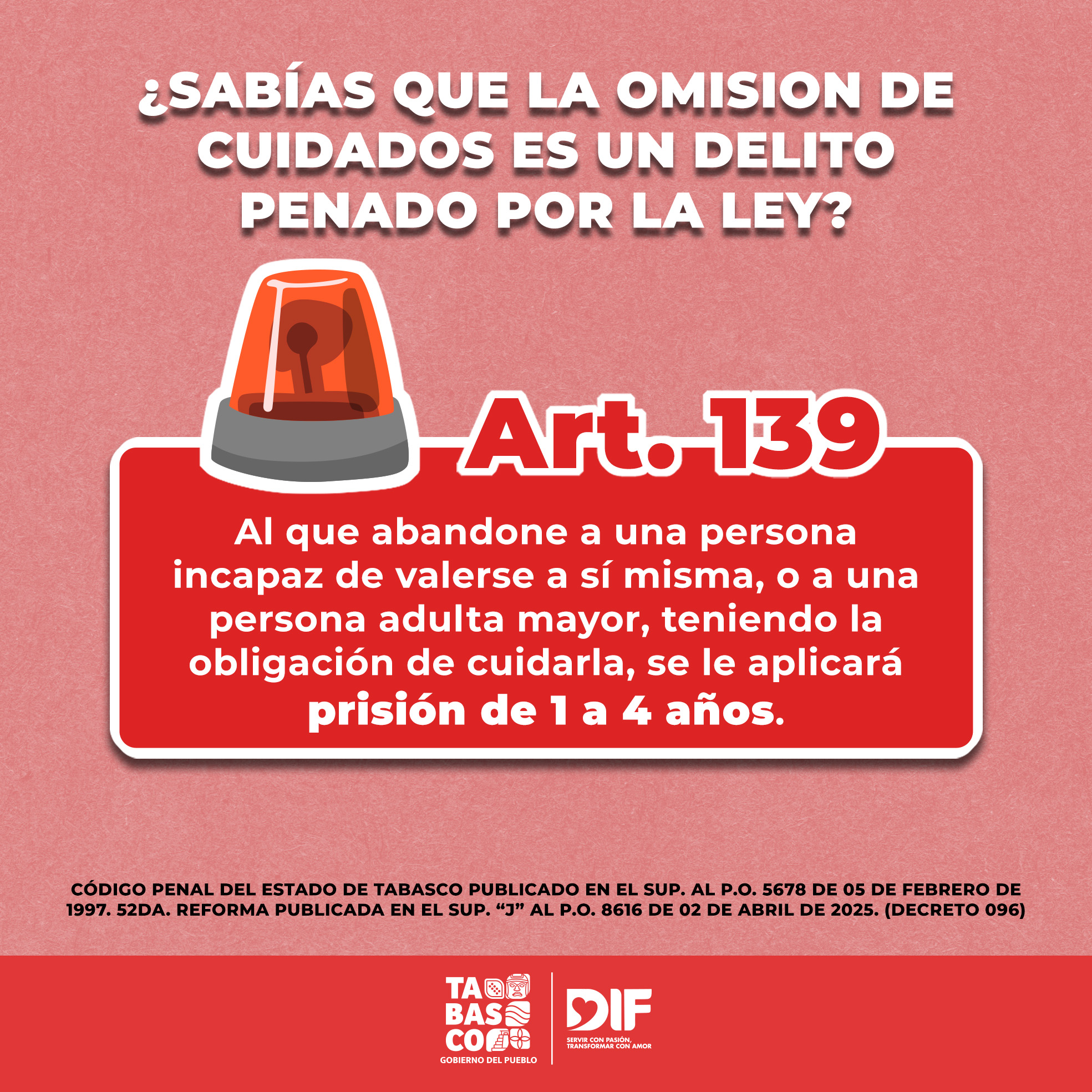 Secretaría - La omisión de cuidados es un delito. De acuerdo al Art ...