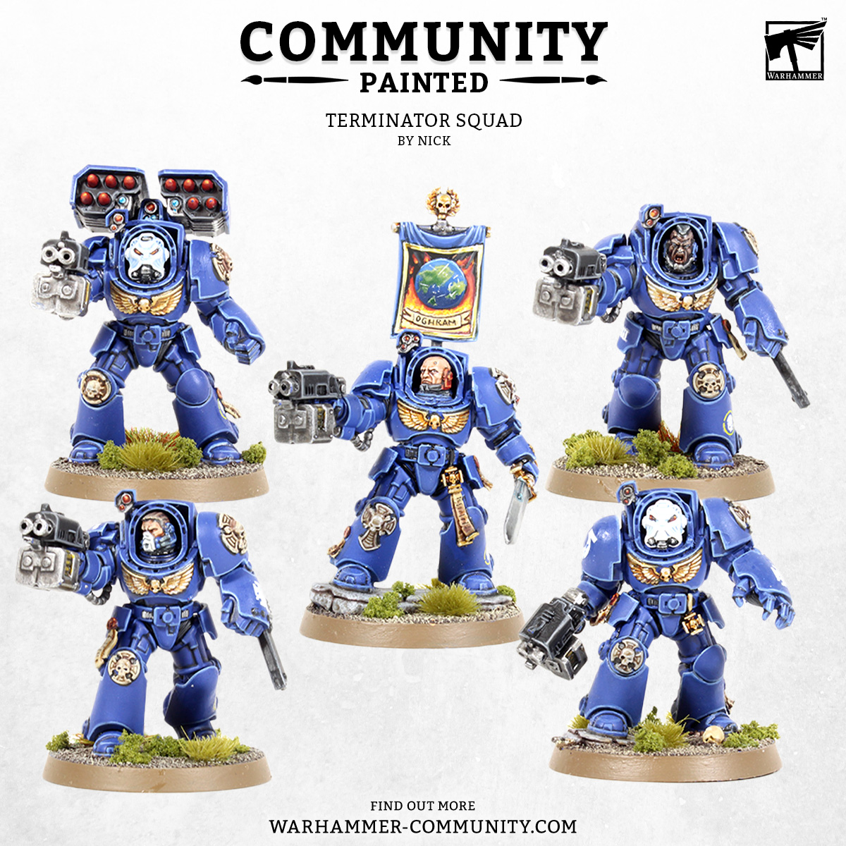 Are Scions of Macragge box set models monopose?