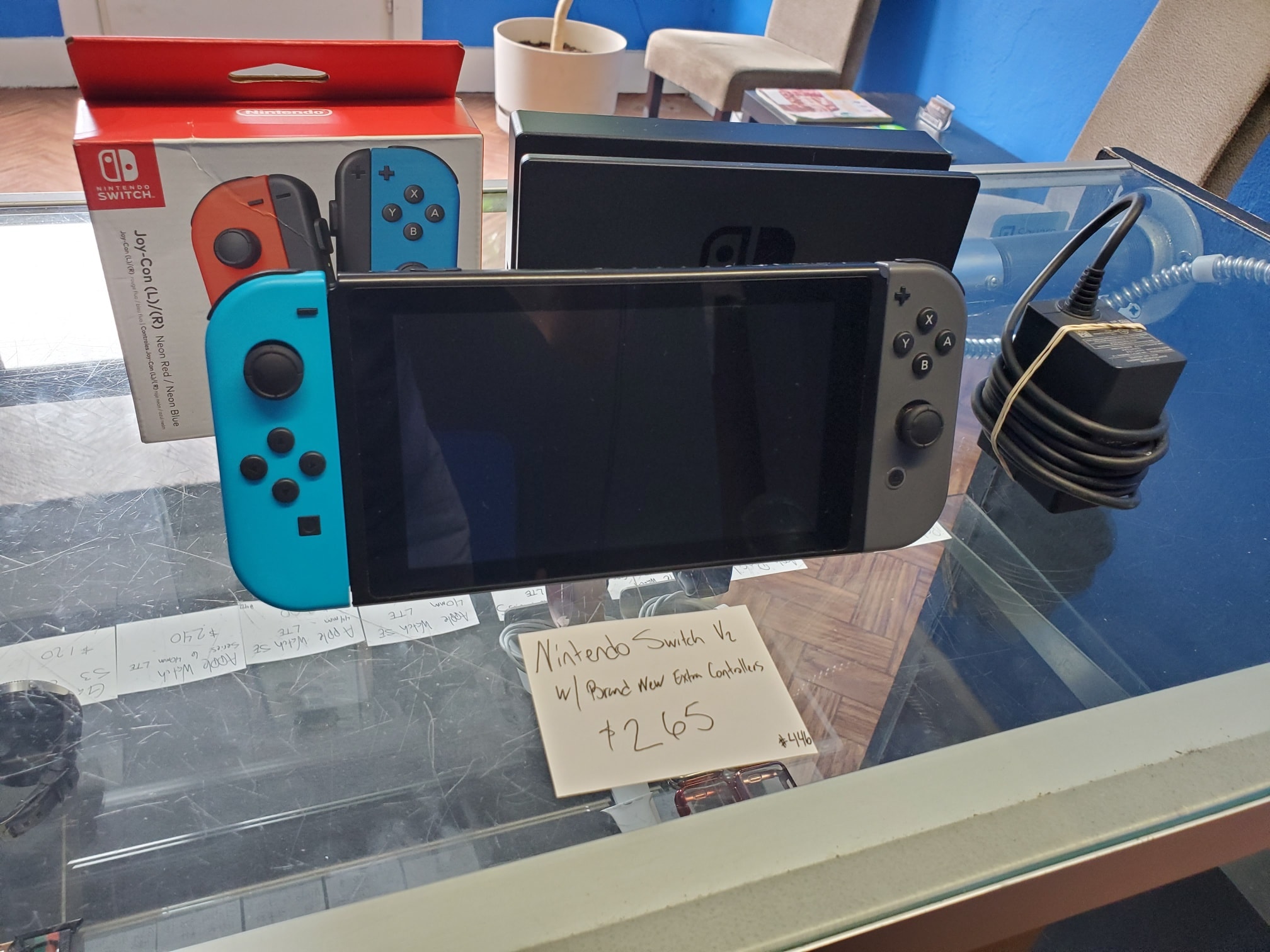 Nintendo Switch V2 Jailbreak 256gb Complete Set with Free