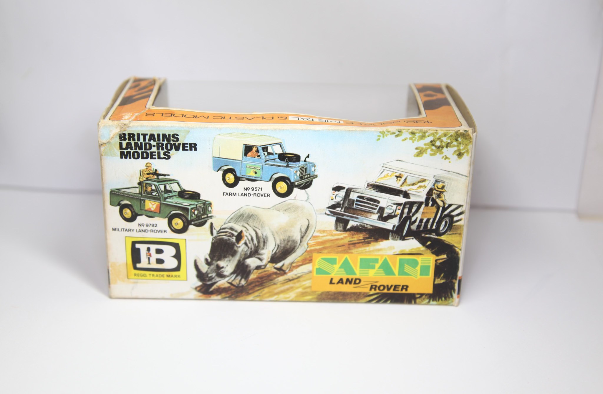 9594 LAND BRITAINS ROVER ミニカー SAFARI ZEBRA