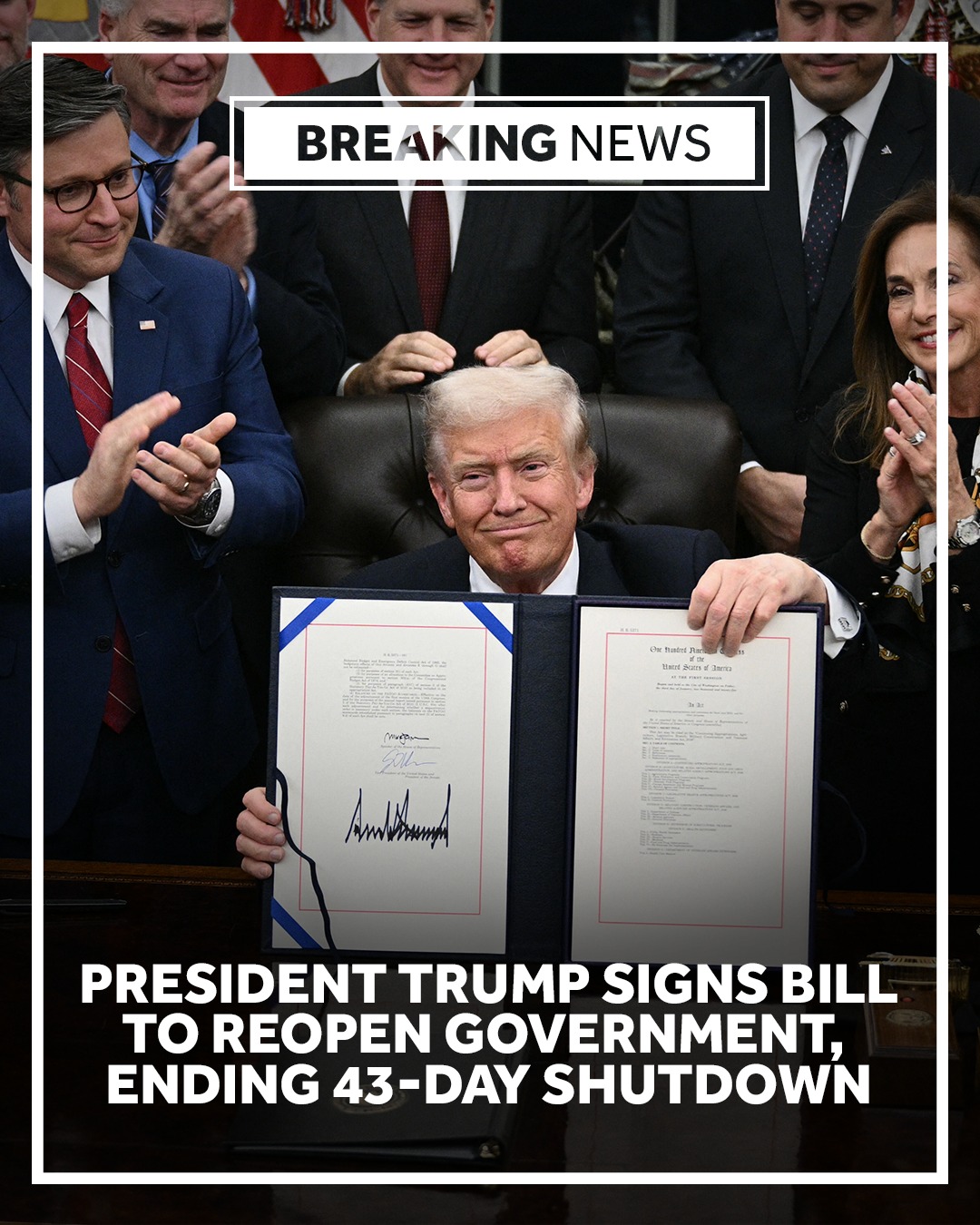 WXII - President Donald Trump signed a bill Wednesday night to reopen ...