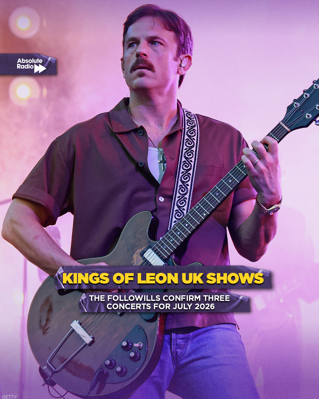 Absolute - Kings of Leon have announced a three UK concerts for July ...
