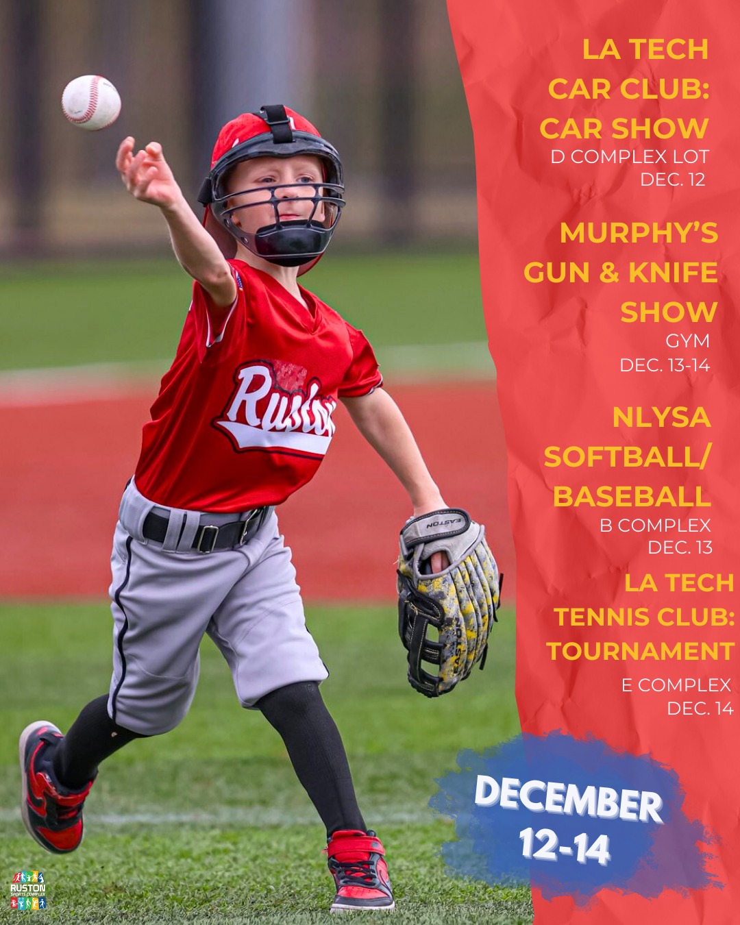 Game on, weekend! 💪 See you at... - Ruston Sports Complex | Facebook