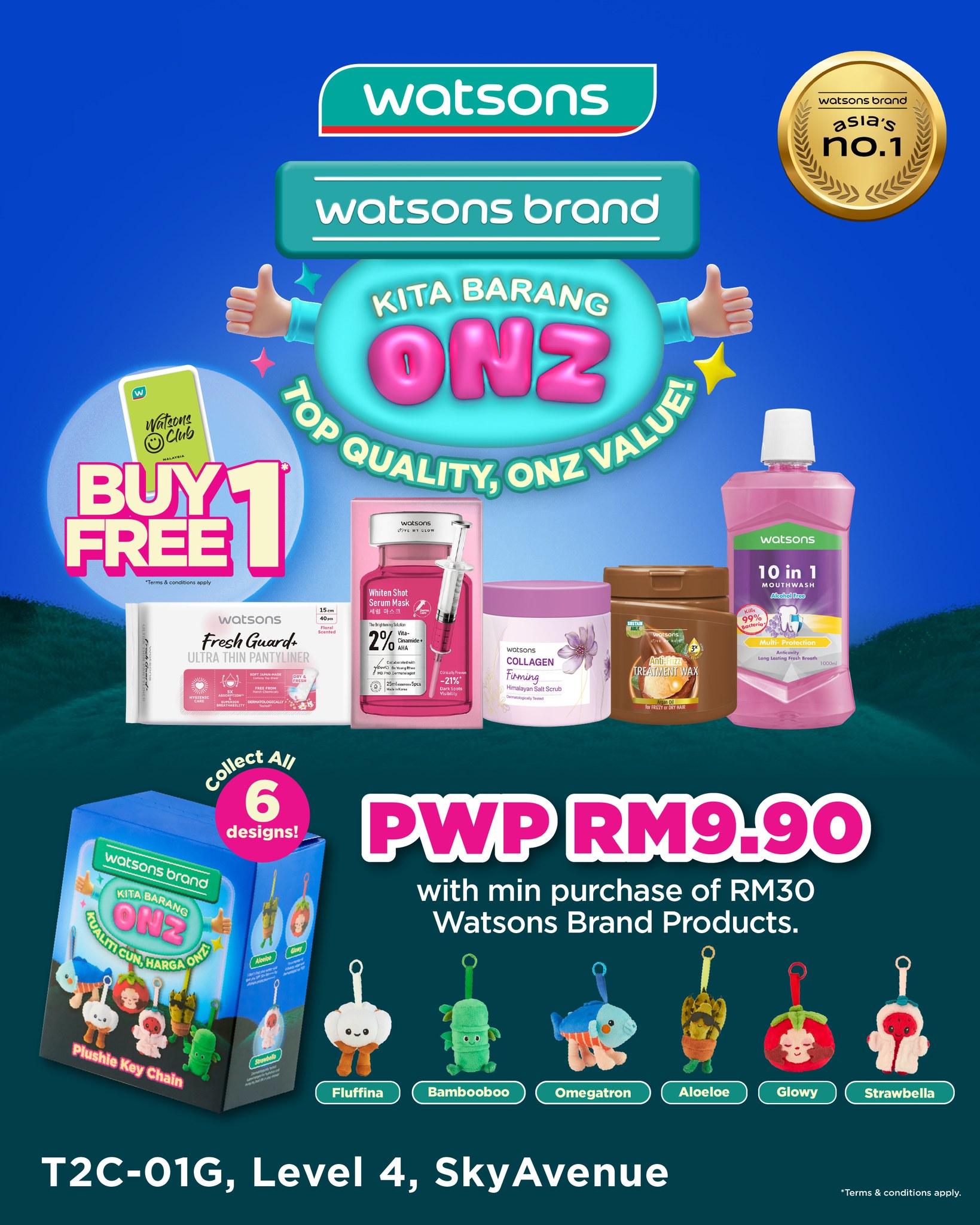 SkyAvenue, - 🎉 Double the Joy with Watsons Brand! 🎉 Watsons Members ...