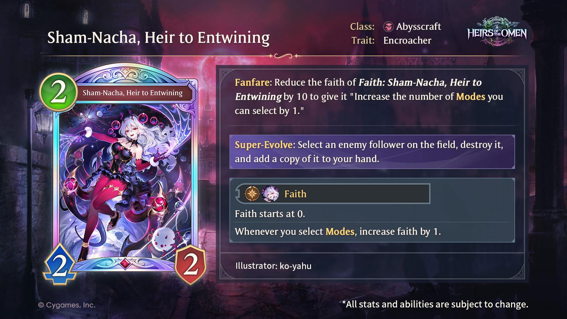 [Heirs of the Omen: Nuevas... - Shadowverse: Worlds Beyond ES | Facebook
