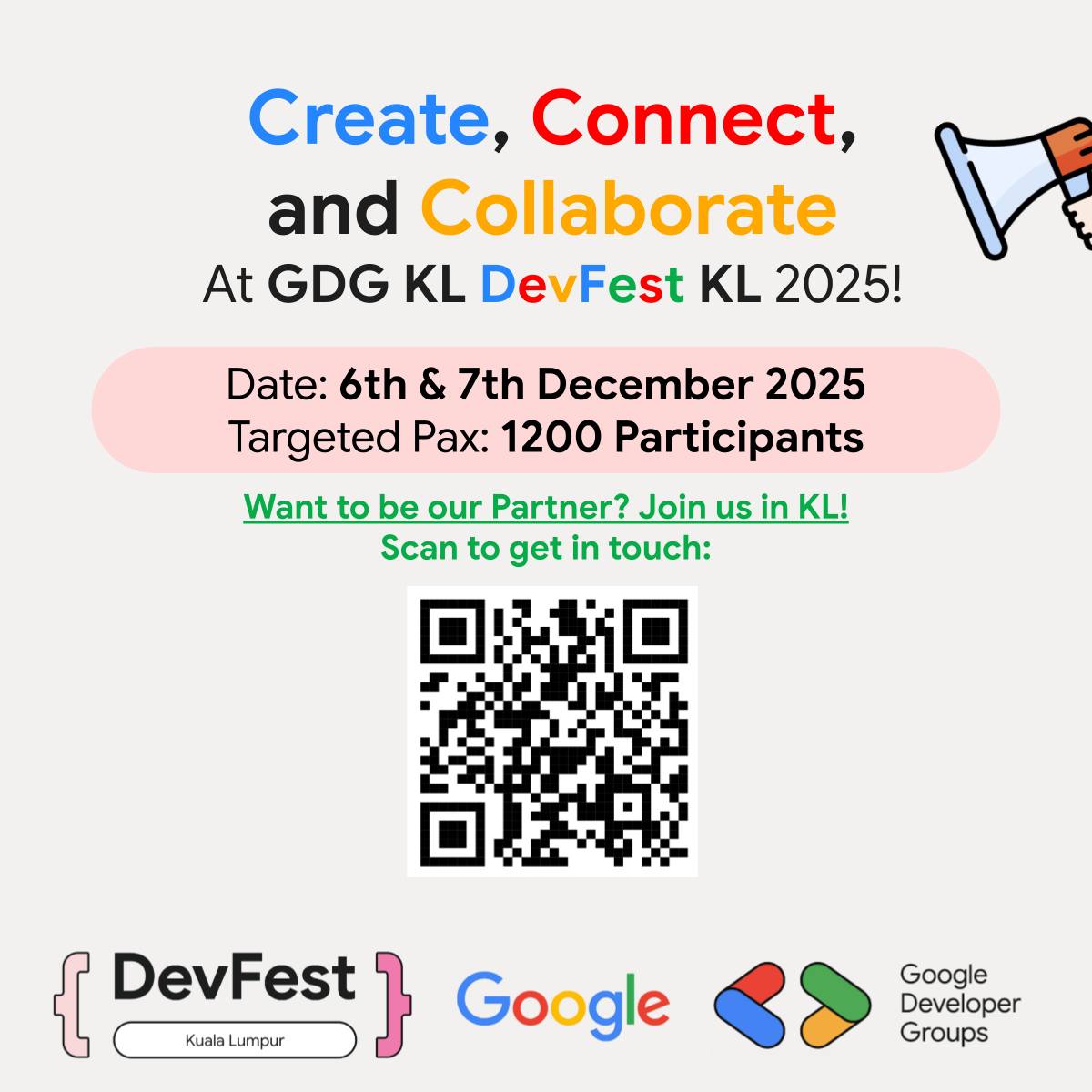 GDG - [Google DevFest KL 2025] Create, Connect, and Collaborate At ...