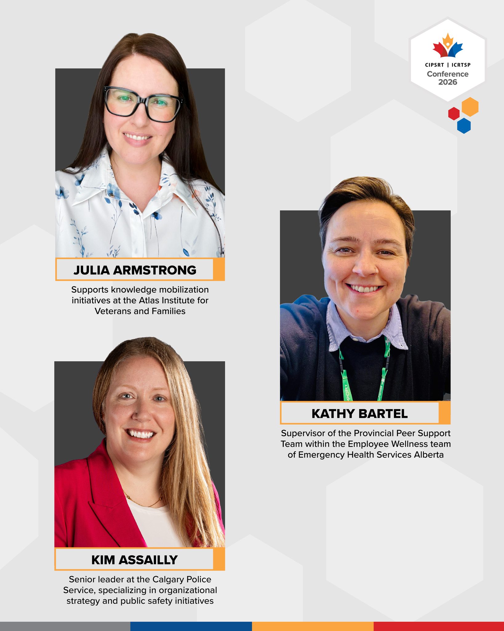 🎤 Meet the voices behind the 2026 CIPSRT Conference We're highlighting a  group of speakers who will be joining us this May – bringing valuable  expertise, insight, and lived experience to important