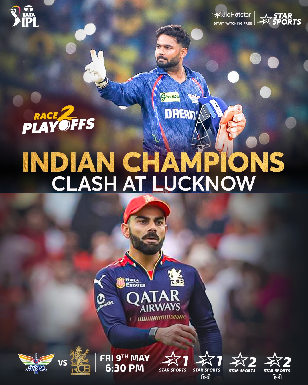 Star Sports - #RCB's quest for a Top 2 spot and a must-win... | Facebook
