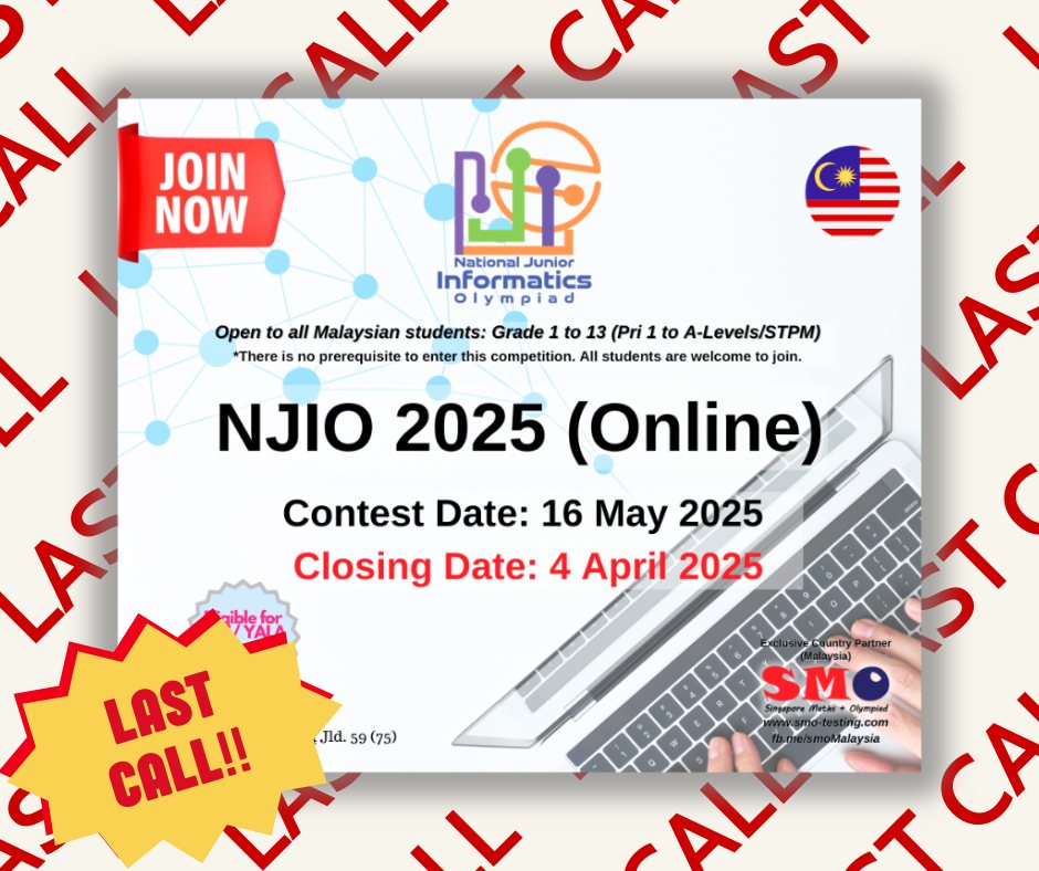 SMO Malaysia - #DOKA #IQ #ProblemSolving #competition . 🌟 Showcase your ...