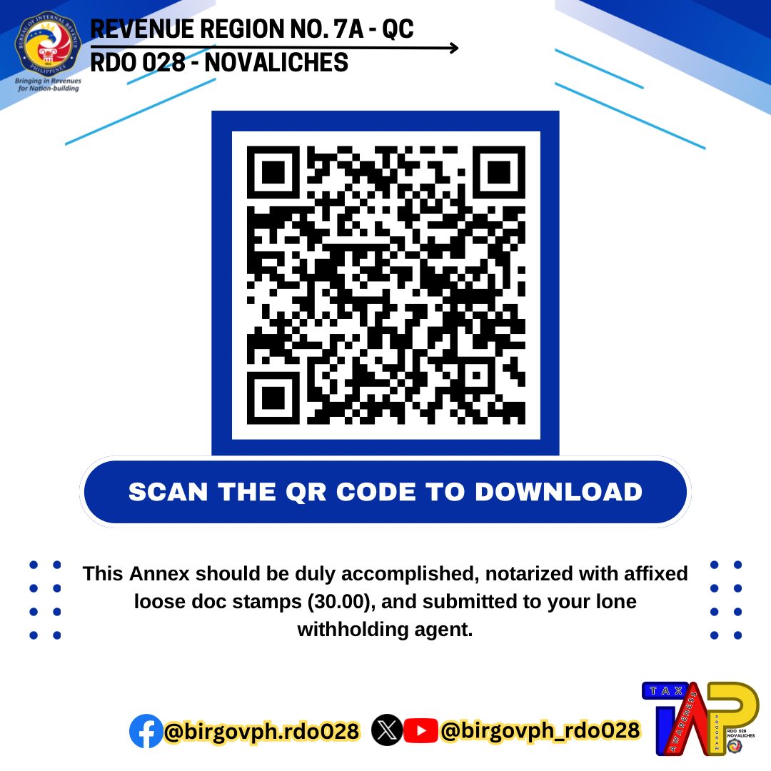 BIR - Hi Taxpayers! A Tax Reminder. For your reference. Keep Safe and ...