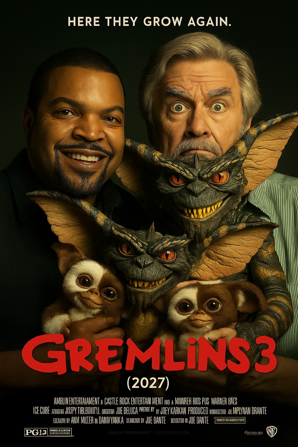 Netflix - 🎬 Gremlins 3 (2027) Starring: Ice Cube, Millie Bobby Brown ...