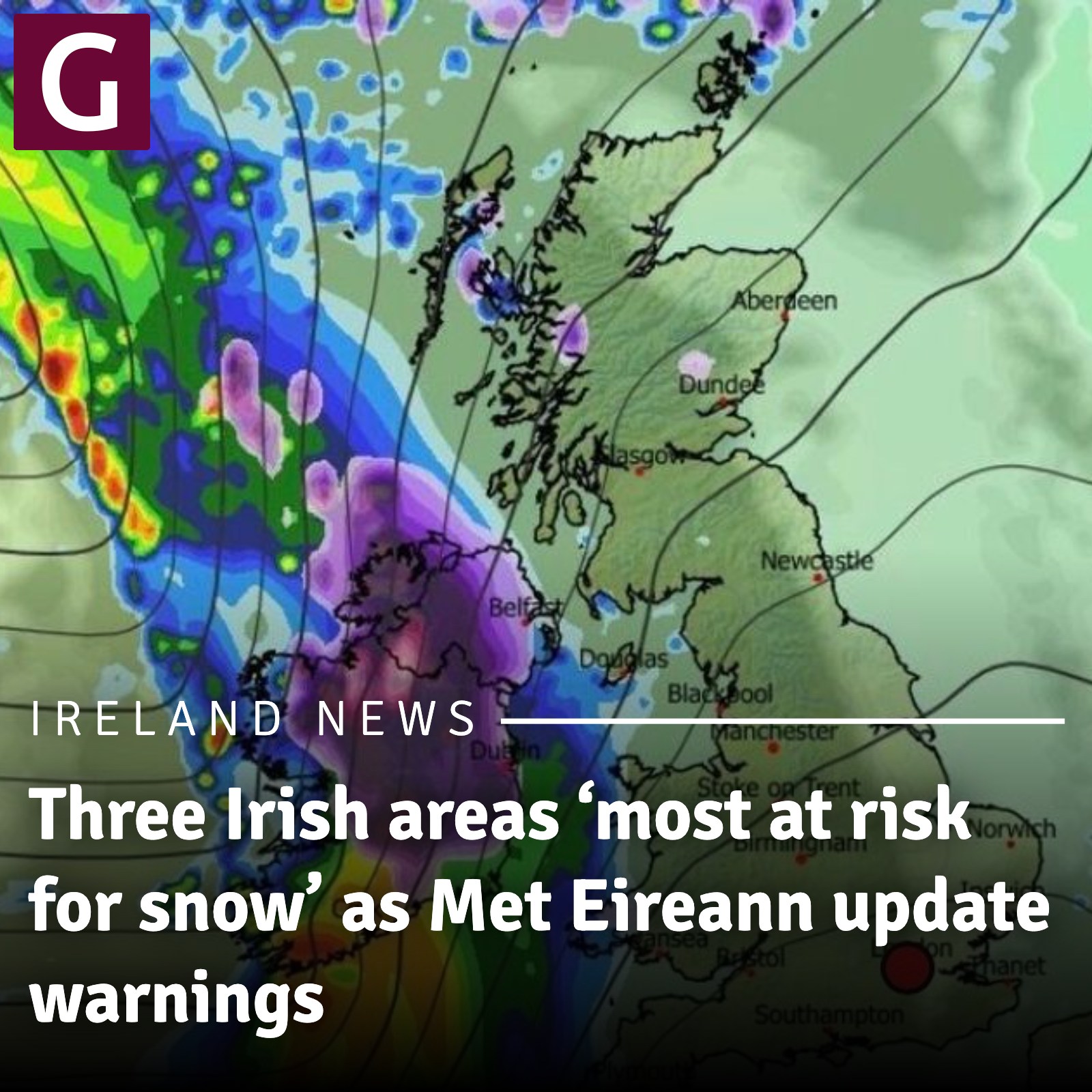 Galway Beo - Experts say snow is likely to fall in Ireland... | Facebook