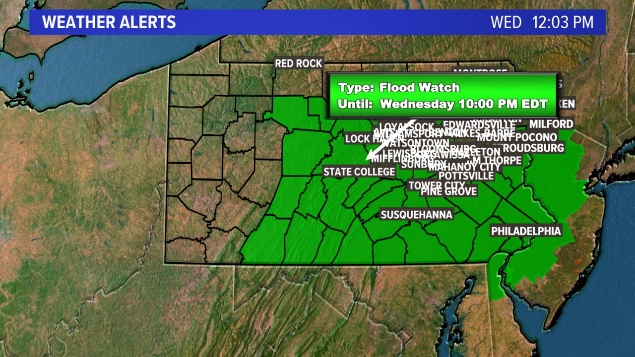 WNEP Weather - Flood Watch has been issued by the National... | Facebook