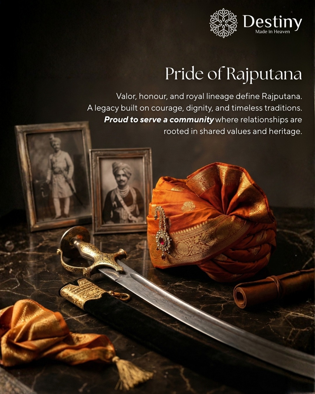 Destiny- - Life Partners Destiny | Pride of Rajputana Valor, honour ...