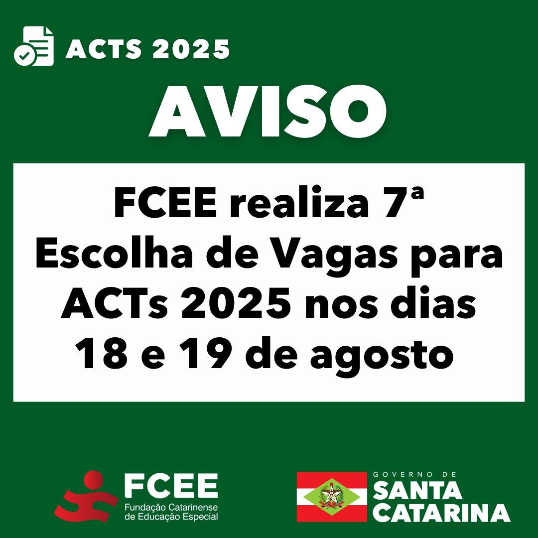A... - FCEE - Fundação Catarinense de Educação Especial | Facebook