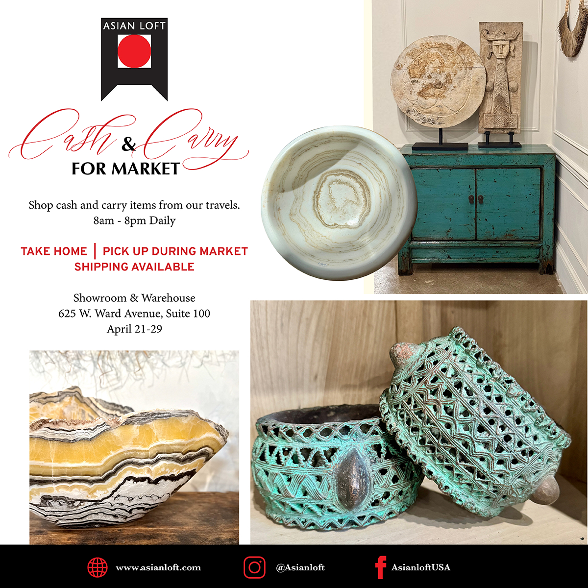 Our Cash & Carry collection is ready for @highpointmarket.⁠ ⁠ Shop 