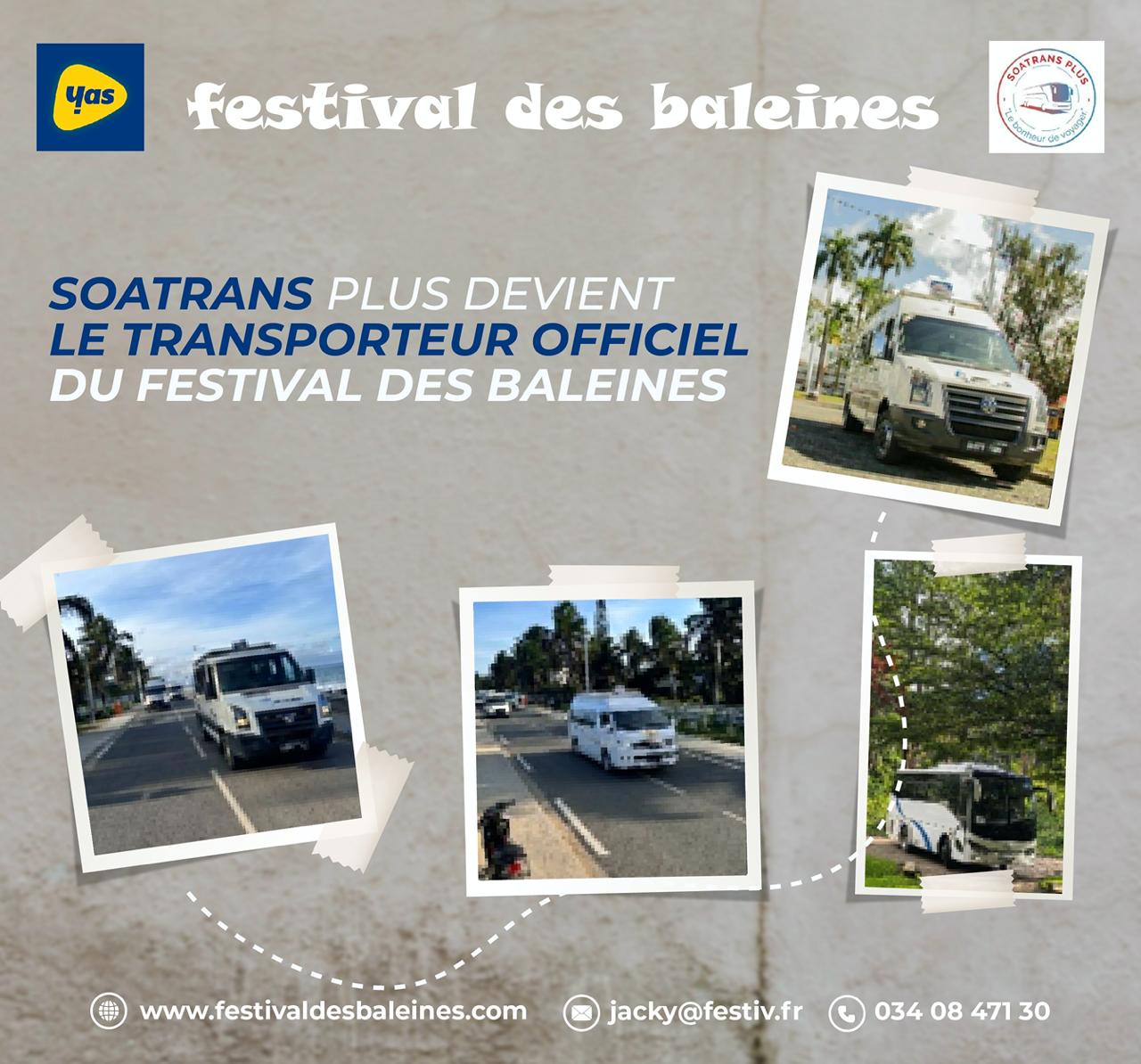 Festival - BIENVENU A NOTRE NOUVEAU SPONSOR SOATRANS PLUS DEVIENT LE ...